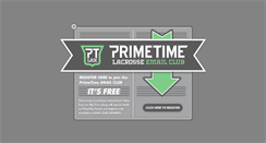 Desktop Screenshot of primetimelacrosse.com